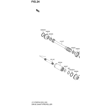 DRIVE SHAFT-PROPELLER