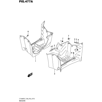 MUDGUARD (LT-A400FL7 P28)