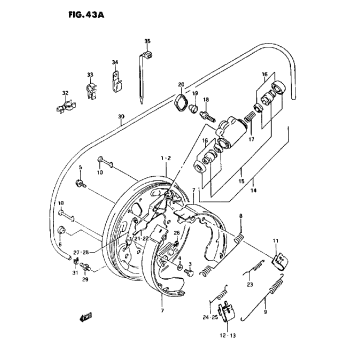 FRONT WHEEL BRAKE(MODEL R/S)