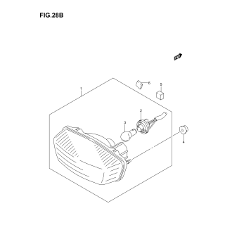 REAR COMBINATION (MODEL K5/K6/K7 E33)