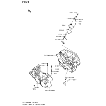 GEAR CHANGE MECHANISM
