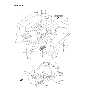 REAR FENDER (MODEL K5/K6)