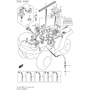 WIRING HARNESS (LT-A500XM2 P33)