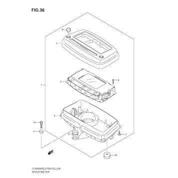 SPEEDOMETER (LT-A500XPZL2 E28)