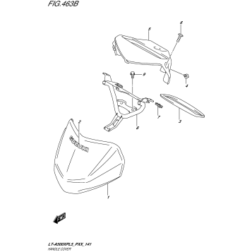 HANDLE COVER (LT-A500XPL5 P33)