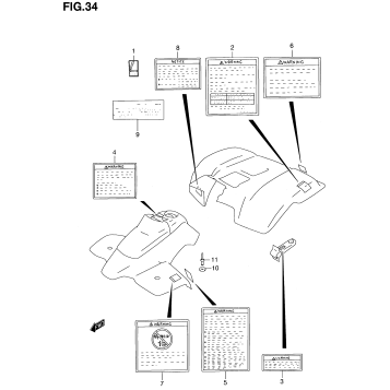 LABEL (MODEL V/W/X/Y)