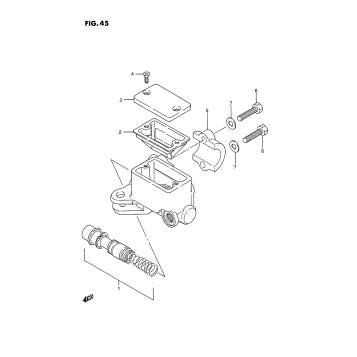 FRONT MASTER CYLINDER (MODEL H/J/K/L)