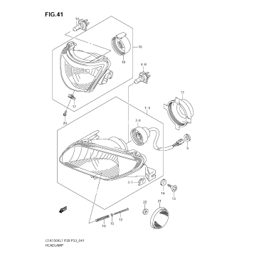 HEADLAMP (LT-A750XZL1 E28)