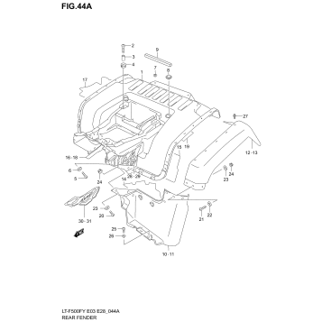 REAR FENDER (MODEL X/Y)