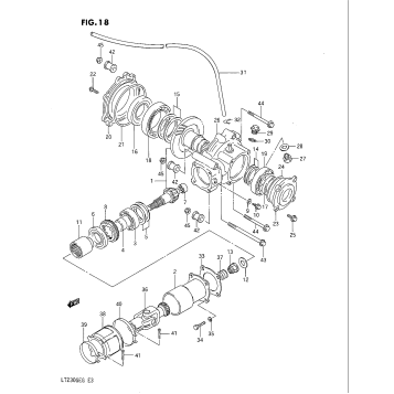 PROPELLER SHAFT - FINAL DRIVE GEAR
