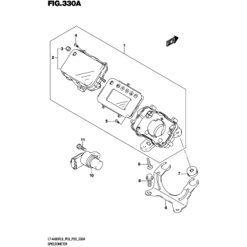 SPEEDOMETER (LT-A400FL9 P03)