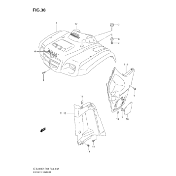 FRONT FENDER (MODEL K3)