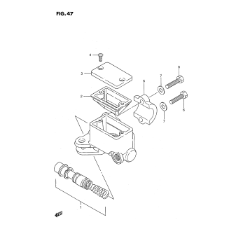 FRONT MASTER CYLINDER (MODEL J/K/L)