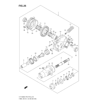 FINAL BEVEL GEAR (REAR)(MODEL K3)