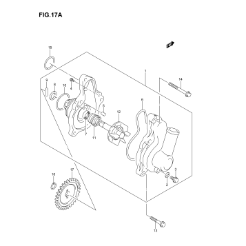 WATER PUMP (MODEL K5/K6/K7)
