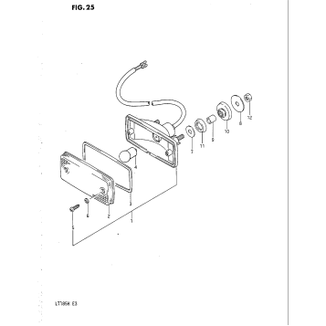 TAIL LAMP (MODEL F/G/H)