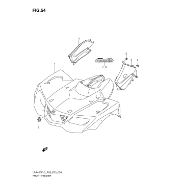 FRONT FENDER (LT-A400FL3 P28)