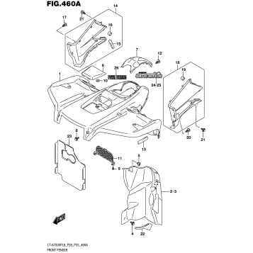 FRONT FENDER (LT-A750XPL6 P28)