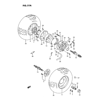 REAR WHEEL (MODEL S)