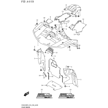FRONT FENDER (LT-A500X:P28)