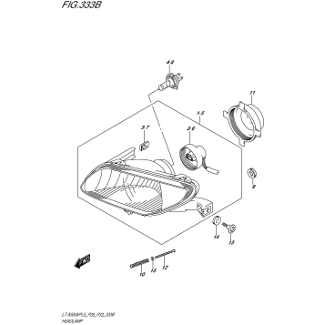 HEADLAMP (LT-A500XPL5 P33)