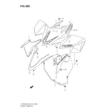 FRONT FENDER (LT-R450ZK8)