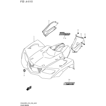 FRONT FENDER (LT-A400F:P03)