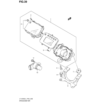 SPEEDOMETER (LT-A400ZL4 P33)