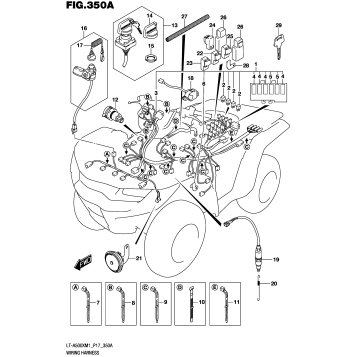 WIRING HARNESS (LT-A500XM1 P17)