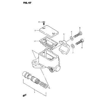FRONT MASTER CYLINDER (MODEL J/K/L)
