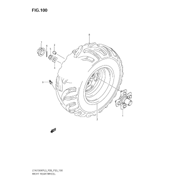 RIGHT REAR WHEEL (LT-A750XPL3 P33)