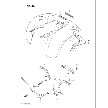 REAR FENDER (MODEL G)