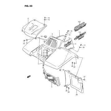 FRONT FENDER (MODEL J/K/L)