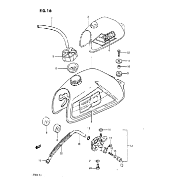 FUEL TANK (MODEL F/G)