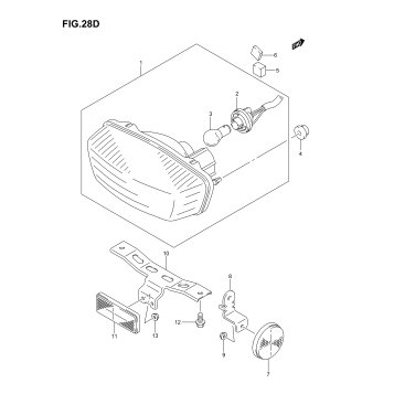 REAR COMBINATION (MODEL K4 E28)