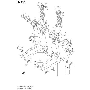 REAR AXLE HOUSING (MODEL Y)
