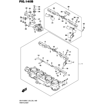 THROTTLE BODY (GSX-R1000RL7 E28)