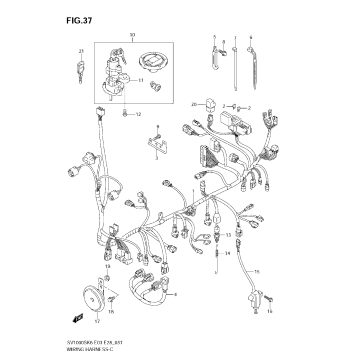 WIRING HARNESS (SV1000) (NOT FOR US MARKET)