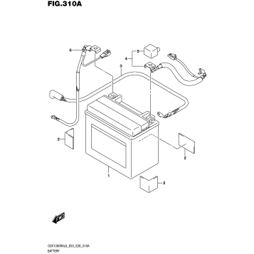 BATTERY (GSX1300RAL6 E03)