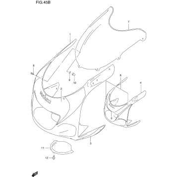 COWLING BODY (MODEL X)