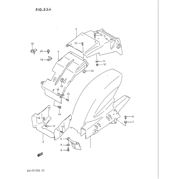 REAR FENDER (MODEL L)