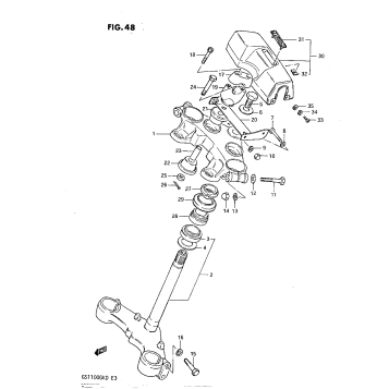 STEERING STEM (GS1100GK2/GKD)