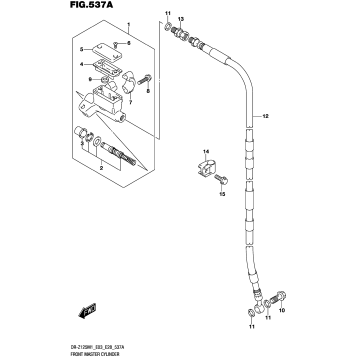 FRONT MASTER CYLINDER (DR-Z125L)