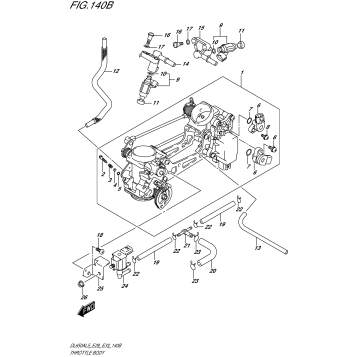 THROTTLE BODY (DL650AL5 E33)