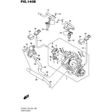 THROTTLE BODY (VZ1500L7 E28)
