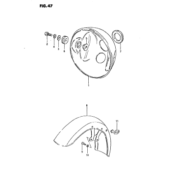 HEADLAMP HOUSING - FRONT FENDER (MODEL T)