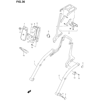 FRAME HANDLE GRIP (MODEL K1/K2/K3/K4)