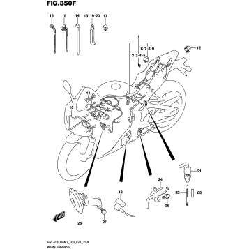 WIRING HARNESS (GSX-R1000RA,GSX-R1000RZA:E33)