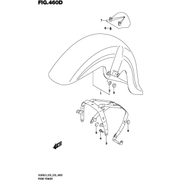 FRONT FENDER (VL800TL9 E03)