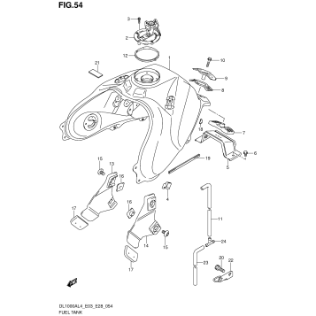 FUEL TANK (DL1000AL4 E33)